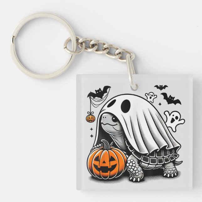 Halloween Turtle Ghost Pumpkin Terrapin Tortoise (Framsidan)