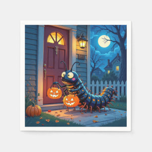 Halloween Tusenfoting Busar eller Godis Pappersservett