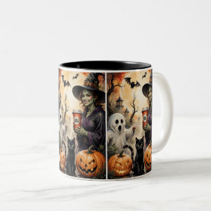 Halloween Två-Tonad Mugg