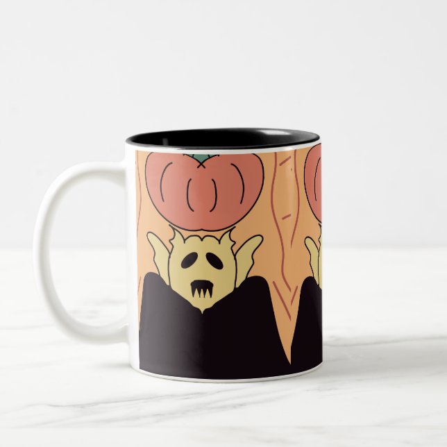 Halloween  Två-Tonad mugg (Vänster)