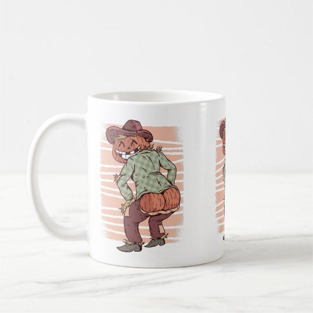 halloween twerking fågelskrämma pumpkin twerk roli kaffemugg (Vänster)