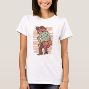 halloween twerking fågelskrämma pumpkin twerk roli t shirt
