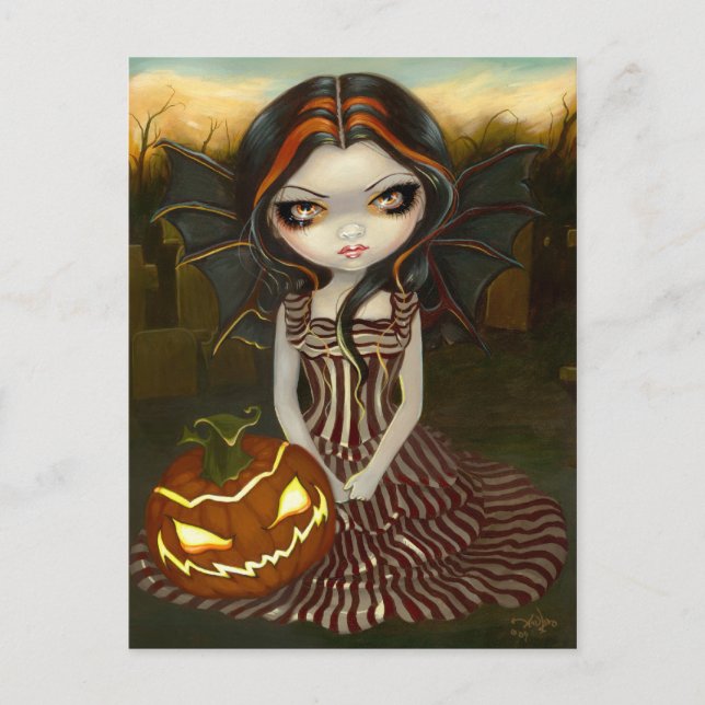 "Halloween Twilight" vykort (Framsida)