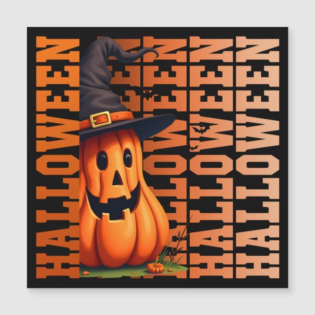 Halloween-typografi coola roliga pumpa-gåsideer (Framsida)