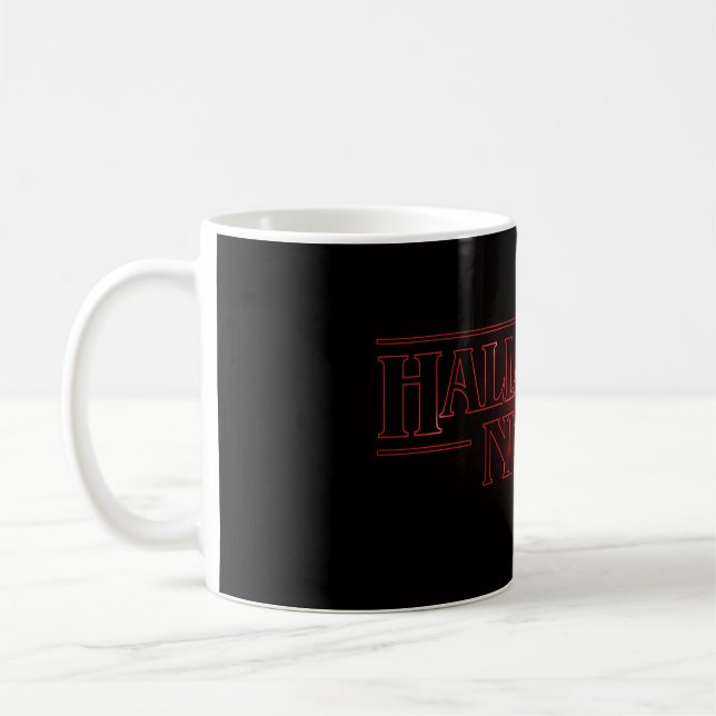Halloween-typografi mugg (Vänster)