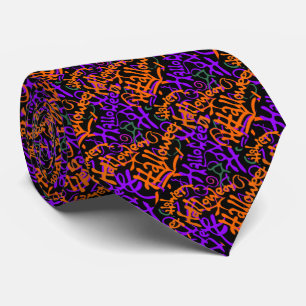 Halloween Typografi Slips