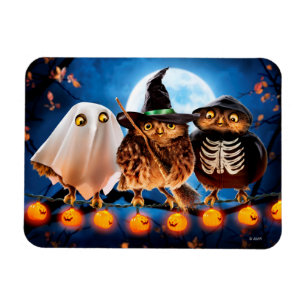 Halloween Uggla Magnet
