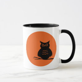 Halloween uggla mugg