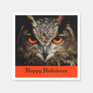 Halloween Uggla Pappersservett