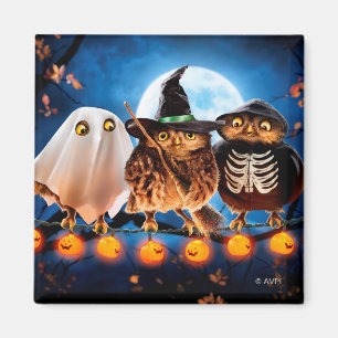Halloween Ugglor Magnet