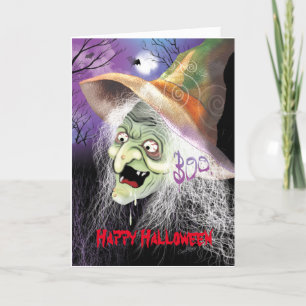Halloween, Ugly, Scary, Witch Kort