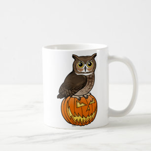 Halloween underbar Horned uggla Kaffemugg