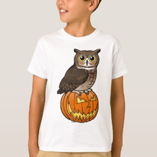 Halloween underbar Horned uggla T-shirt