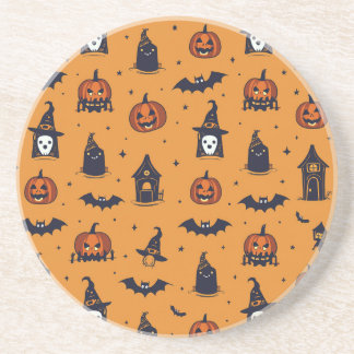 Halloween Underlägg med Spöken och Pumpkins