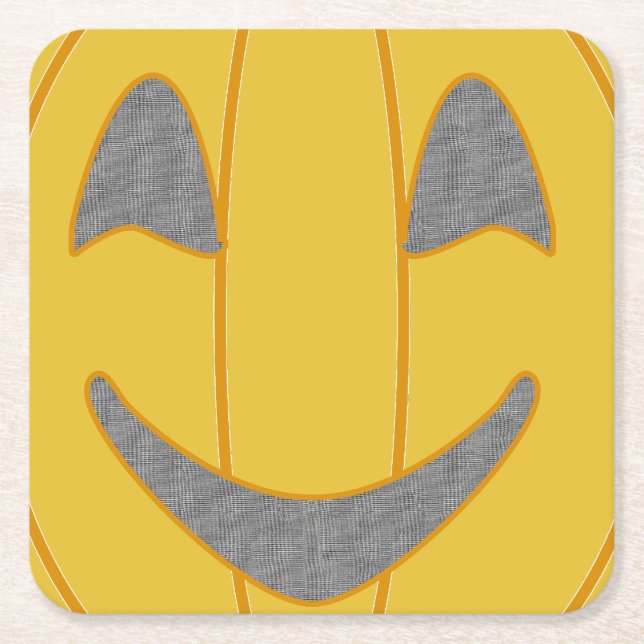 Halloween Underlägg Papper Kvadrat (Framsidan)