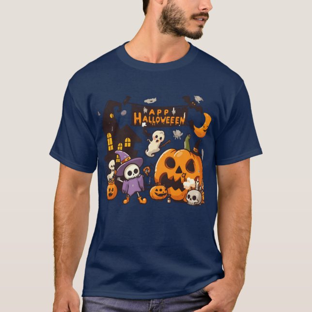 Halloween-ungar är lustiga. t shirt (Framsida)
