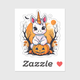 Halloween Unicorn Klistermärken