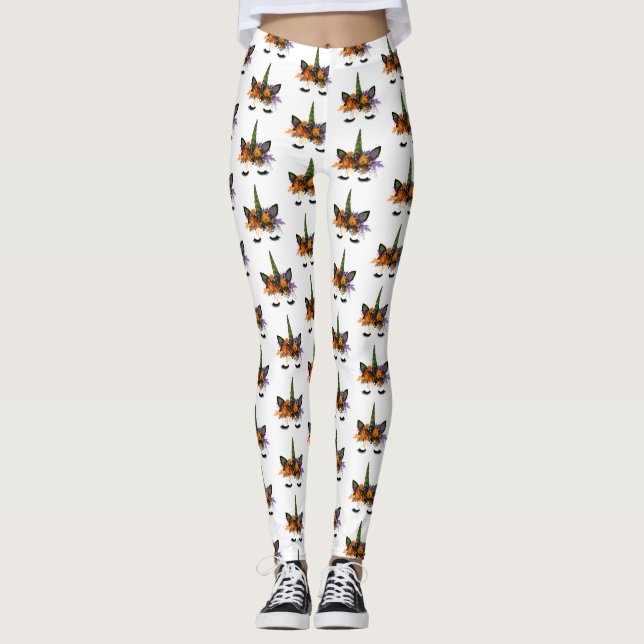 Halloween Unicorn Leggings (Framsida)