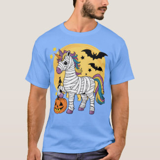 Halloween Unicorn Mummy T Shirt
