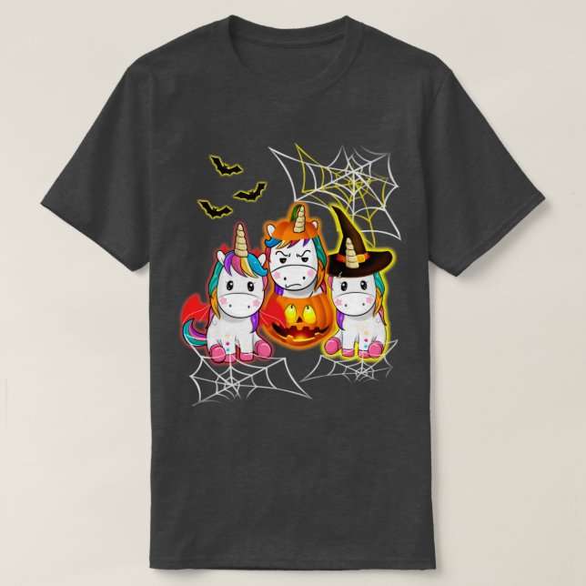 Halloween unicorn t shirt (Design framsida)