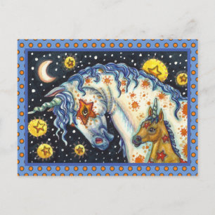 HALLOWEEN UNICORNS, STAR HORSE & COLT FANTASY VYKORT