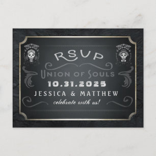 Halloween Union of Souls Matching OSA Postcard Inbjudan Vykort