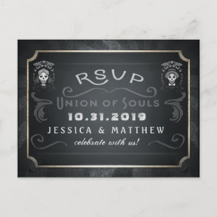 Halloween Union of Souls Matching OSA Postcard Inbjudan Vykort