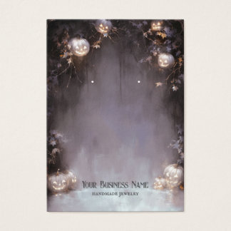 Halloween-uppsamlingskort för Visning Visitkort