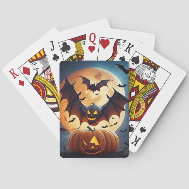 Halloween-uppspelningskort Casinokort (Baksidan)