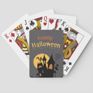 Halloween-uppspelningskort Casinokort