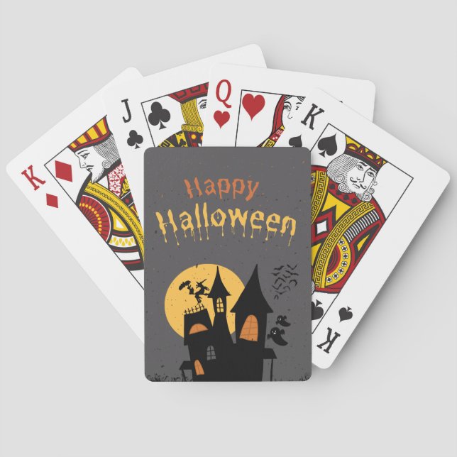 Halloween-uppspelningskort Casinokort (Baksidan)