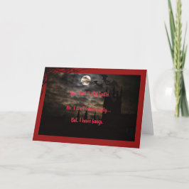 Halloween-uppspelningskort för pulveriserat hälsni kort