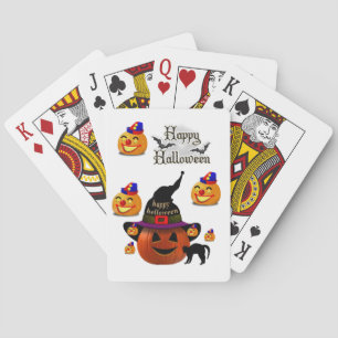 Halloween-uppspelningskort Spelkort