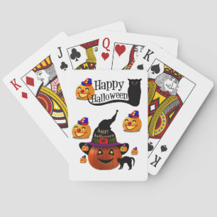 Halloween-uppspelningskort Spelkort