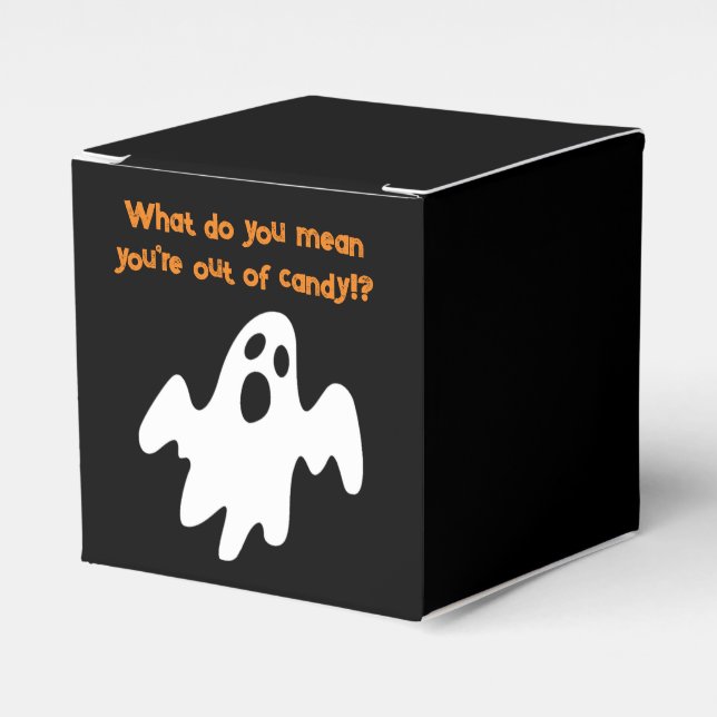Halloween ut ur Candy Funny Ghost Presentaskar (Framsidan Sidan)