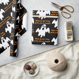 Halloween ut ur Candy Funny Ghost Presentpapper