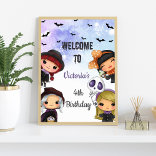 Halloween utomhusskyltar poster