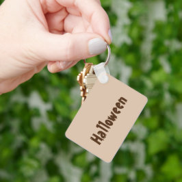 Halloween-utskrift Nycklar-Namn-tangentbord/lanyar Nyckelring