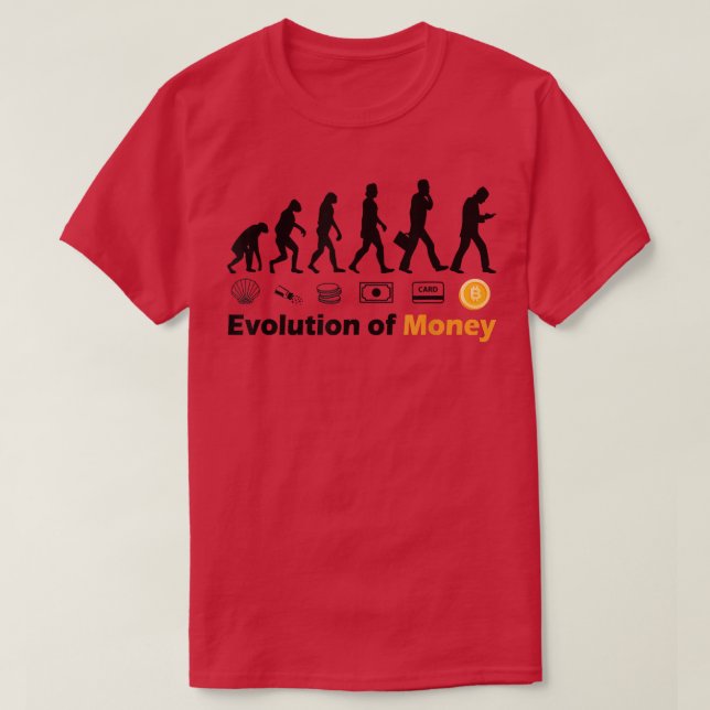 Halloween-utveckling av penningkrypto Bitcoin 3536 T Shirt (Design framsida)