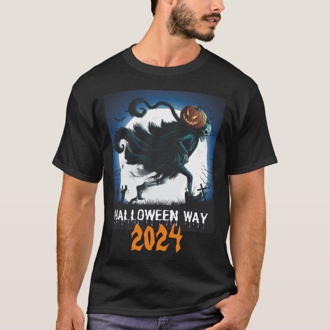 HALLOWEEN-VÄGEN: Taloky Väg framför sig T Shirt (Framsida)
