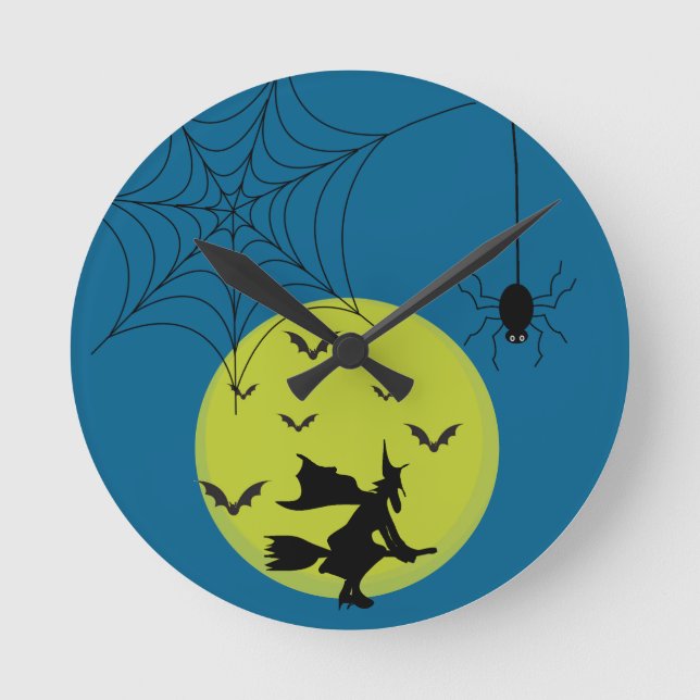 Halloween Väggur – Kuslig Säsongsdekor (Framsida)