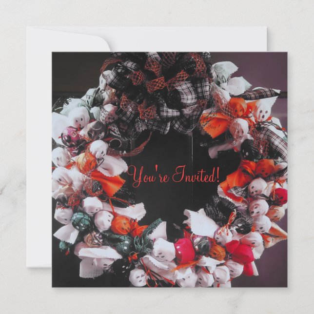 Halloween Välkommen ~-inbjudningar Inbjudningar (Framsida)