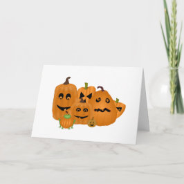 Halloween välkomstkort kort