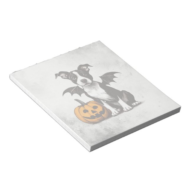 Halloween-valp Anteckningsblock (Vinklad)