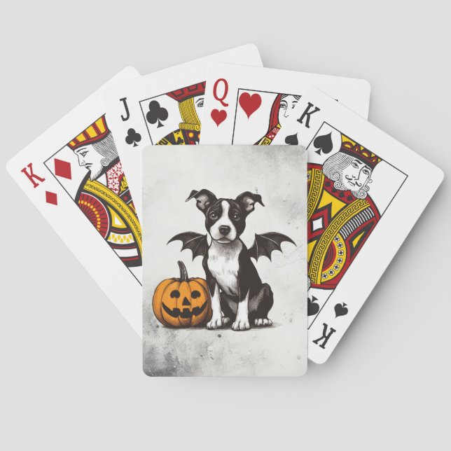 Halloween-valp Casinokort (Baksidan)