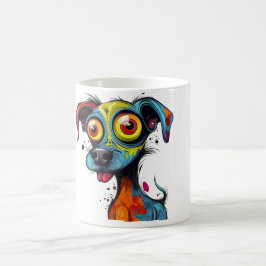 Halloween Valp Illustrations Kaffemugg