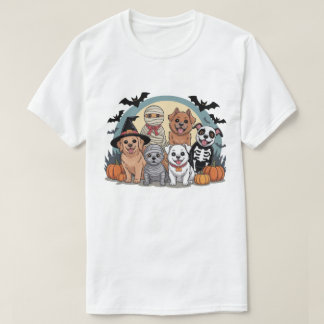 Halloween Valp Parad T Shirt