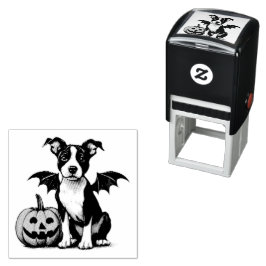 Halloween-valp Självfärgande Stämpel
