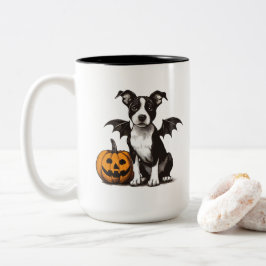 Halloween-valp Två-Tonad Mugg