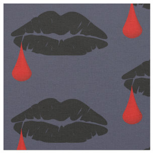 Halloween Vampigare Kiss Tyg